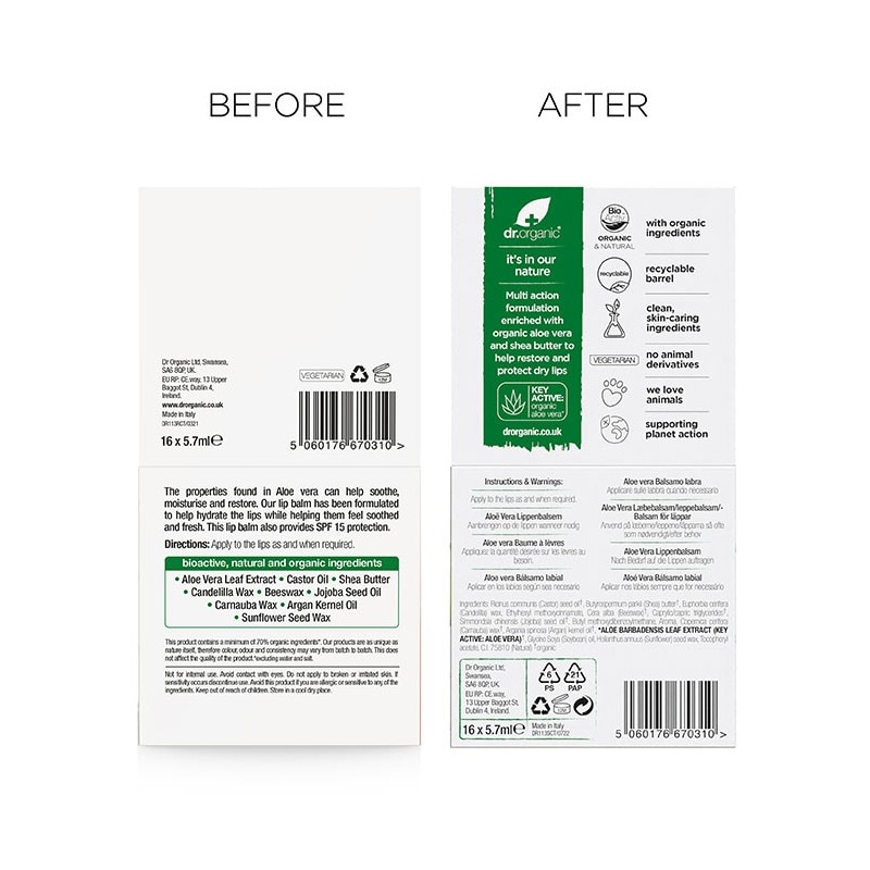 Dr Organic Lippenbalsem