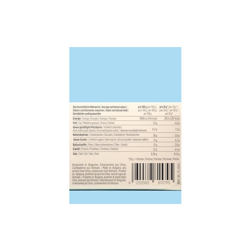 KoRo - Organic Protein Bites White Choc Pistachio 12 x