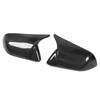 1 Pair Carbon Fiber Mirror Covers Ox Horn Style Car
