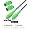 35M/114ft SC/APC Fiber Optic Internet Cable Extension, SC/APC to SC/APC