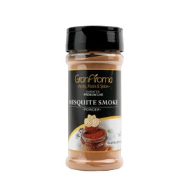 GranAroma Mesquite Smoke Powder, Bold Seasoning for BBQ, Meats, and Grilling (3.4 Ounce)