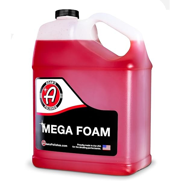 Adam’s Mega Foam Car Wash Soap (Gallon) – pH Neutral,