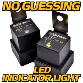 HD Switch 896H-1CH-D1SF - 12V 12VDC 50A/40A Relay for Song Chuan 896H-1CH-D1SF-T with LED Indicator Upgrade - Weatherproof - Integrated Diode - 1 Form C SPDT - 896H1CHD1SFT - w/Dielectric Grease