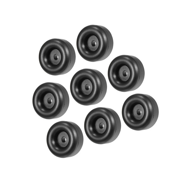 Partuto 8pcs 2.5" Round Rubber Feet Bump Stops Guard with