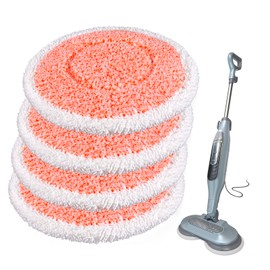 CHAIN PEAK (4 Pieces) Replacement Mop Pads Compatible with Shark S7000, S7000AMZ, S7001, XKITP7000, S7000 Series and S7001TGT Steam & Scrub All-in-One Scrubbing Mop, Heavy Duty Scrubbing Mopping Pads