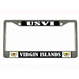 Adventure Awaits Waterproof Stainless Steel Metal License Plate Covers, Popular Car Auto Tag Frame