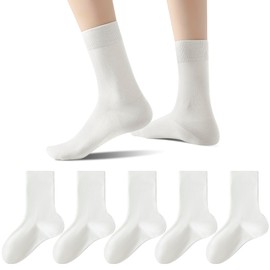 Ferriya Women's Cotton Socks, Right Angle Heel, Antibacterial, Odor Resistant, Sweat Absorbent, Quick Drying, Seamless, Stylish, Sports, Commuting to Work Ankle Socks, 8.7 - 9.4 inches (22 - 24 cm