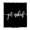 Goodbath Get Naked Shower Curtain, 180 x 200 cm, Black,