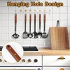 Stainless Steel Mirror Polished Kitchen Utensils Set - 6pcs Cooking