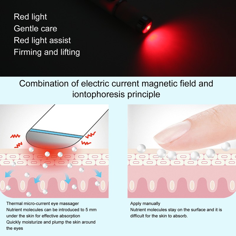 Electric Eye Massager AntiWrinkle Dark Circle Removal Portable Eye Beauty