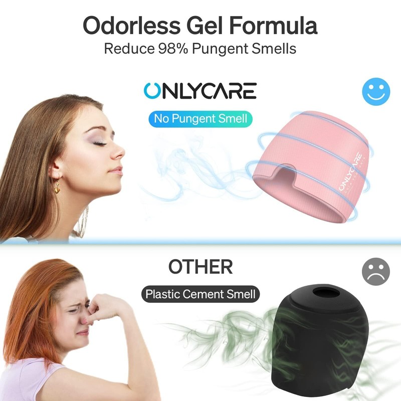 ONLYCARE Pink Therapeutic Thermal Compress Cap for Migraine Relief Hot