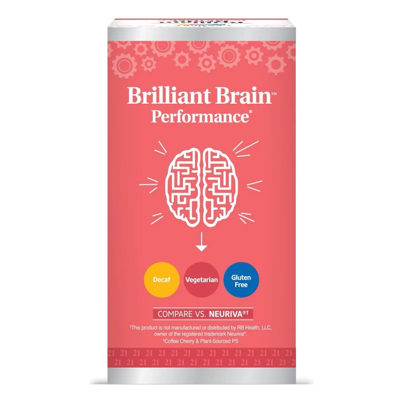 21st Century Brilliant Brain Performance 30 Cpsulas Sfn Sin Sabor