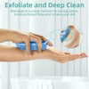 Exfoliating Body Scrubber Silicone, Compact Lightweight Accessory for Travel and