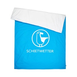 SCHIETWETTER Accessory Bed Linen Seagull 135 x 200 cm, 2-Piece Duvet Cover, Pillowcase, Bedding Set, Set of 2, Reversible Cover, 100% Cotton, Maritime Azuro OS