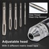KOOTANS Ratchet T Handle Tap Wrench + 5pcs M3 M4