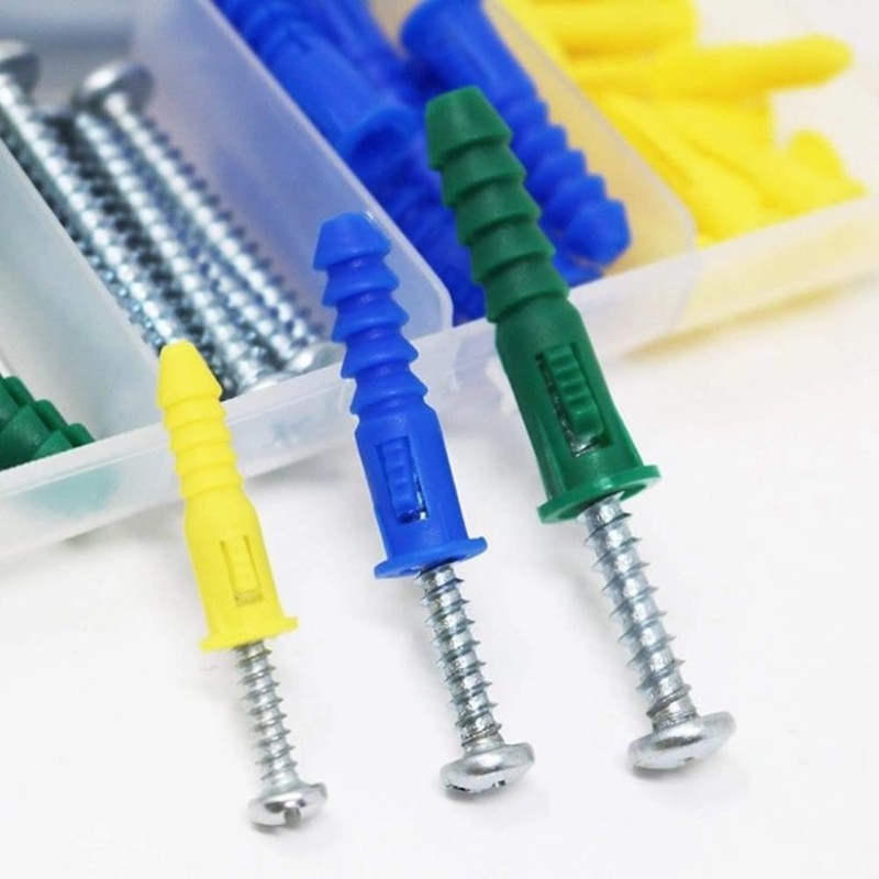 Itisyou 66pcs Board Anchor Screw Set 3 Sizes Anchor Speaker
