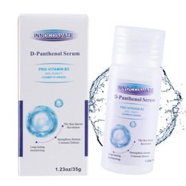 INNOCOSVATE Pure D-Panthenol Serum, 99% Concentration,1.23oz,35g – Hydrating Multi-Use Formula for Sensitive Skin & Hair, DIY-Friendly Skincare Base