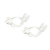 A2ZWORLD 2 x MR16 Ceramic Lamp Holder with Connectors Included,