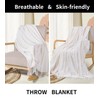 Extra Large Turkish Blanket Cooling Blanket for Hot Sleeper Throw