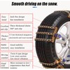 Snow Tire Chains, Universal Car Emergency Anti Slip Snow Chains,
