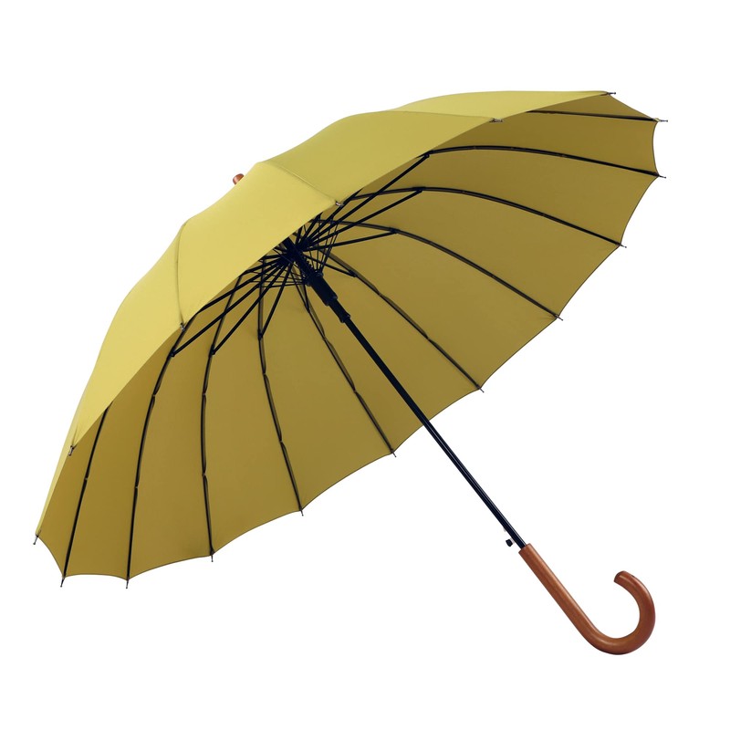 SoulRain 16 Ribs 48" Stick Umbrella Auto Open Solid Color