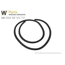 Whirlpool WP902894 OEM Dishwasher Door Gasket, Black