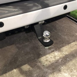 Wakauto Trailer Hitch Ball Cover Auto Diameter Trailer Hitch Balls Cap Tow Bar Ball Cover Accessory for Truck Semi-trailer Car Ship 50mm (Silver)