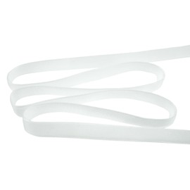 QAVBFA - Cinta de nailon de terciopelo blanco, carrete continuo de 20 yardas, cinta de Navidad perfecta para envolver regalos, ramos florales, decoración del hogar