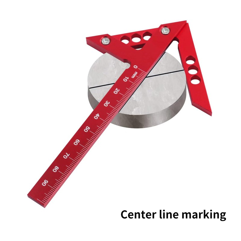 SoeUyd Speed marker, centre finder, centre angle, carpenter's angle for
