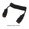 2m Trailer Light Board Extension Cable 7Pin Plug Socket Adapter