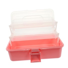 iplusmile Three Portable Storage Box Multifunctional Organizer for Stationery Accessories Compact Wear Resistant Design for Home Office Use Versatile Storage