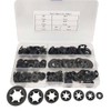Sicherungsscheiben Sortiment Kit M3-M12 350 teilig Manganstahl Schwarz