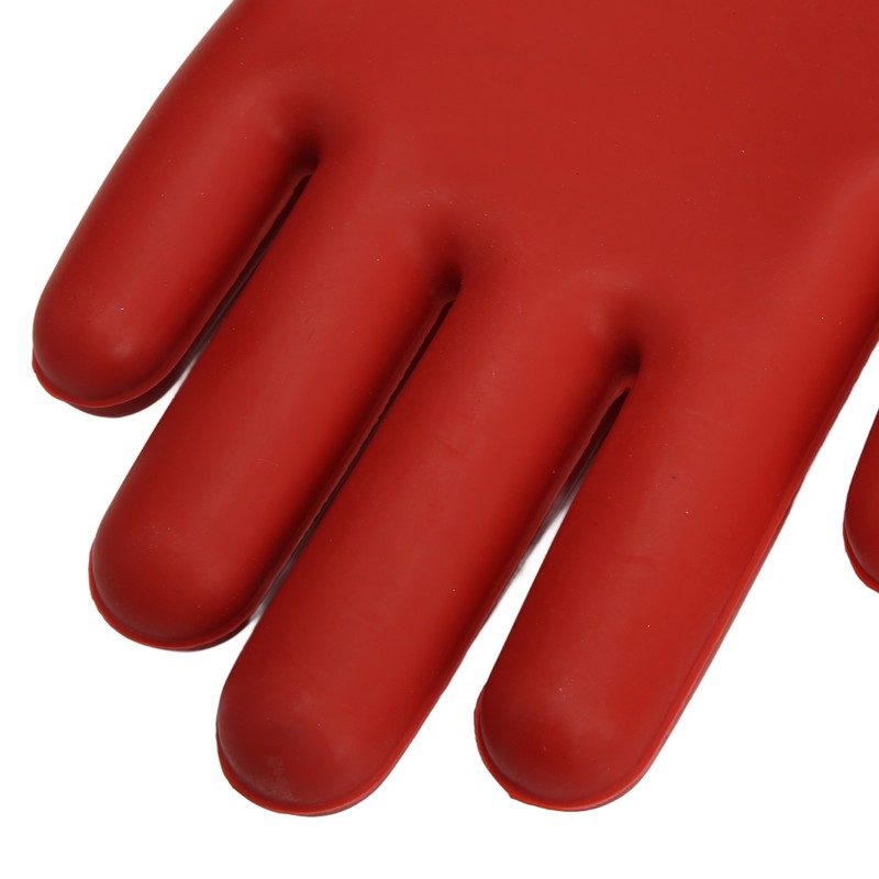 Pair of Electrical Insulated Gloves Natural Rubber Anti Electricity 10000V