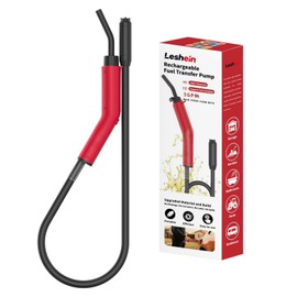 Leshein Fuel Transfer Pump 3GPM, USB Rechargeable Electric Siphon Pump for Gasoline Diesel Water, Portable Leakproof Gas Can Pump with Upgraded Hose Material & Build, Ultra-Fast Oil Transfer Pump