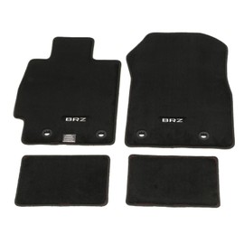 Subaru (4 Piece) Black Carpet Floor Mats 2016-2020 "BRZ Logo J505SCA220 Genuine OEM