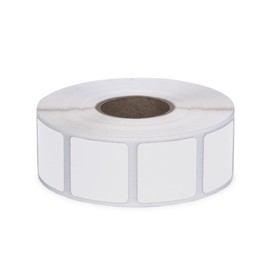 Roll of 1000 7/8" Square Target Pasters (White, 3000 Pasters)