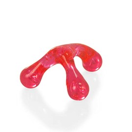 Body Massager | Knobber | Massage Aid | Massage Roller | Massager | Self Massage | Plastic | Red