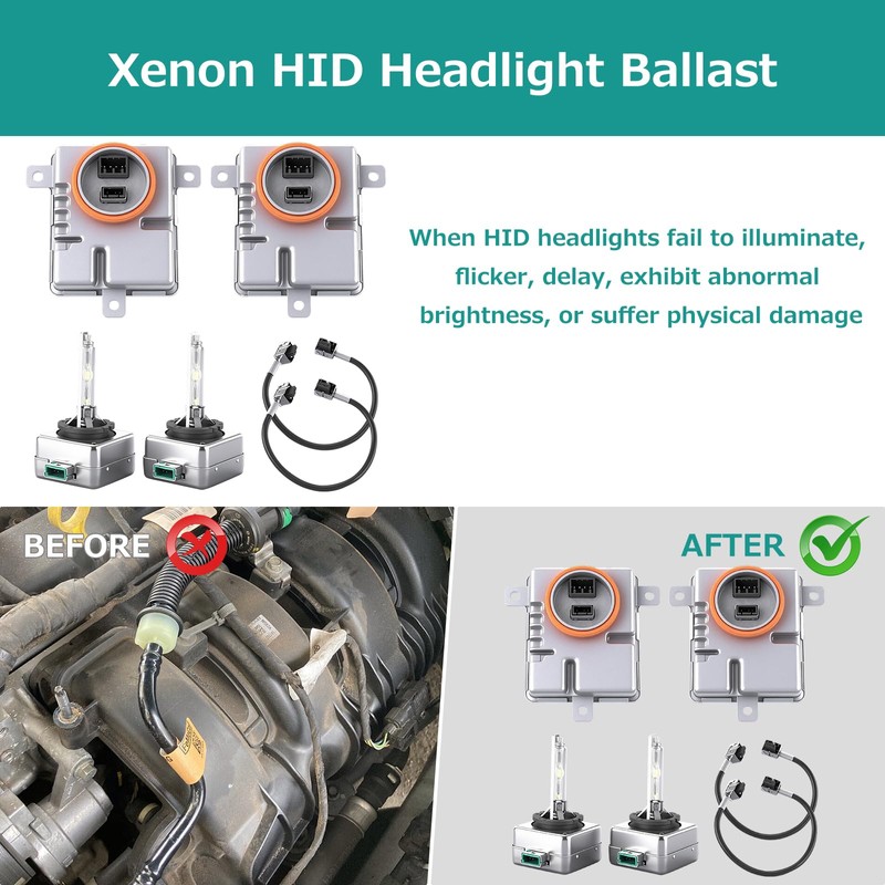 W003T21971 Xenon HID Ballast Headlight Control Unit with D3S Bulb