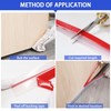 Hungbak Peel and Stick Door Seal Strip T-Shaped, Double Sided