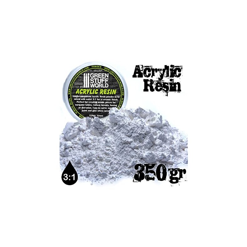 Green Stuff Acrylic Resin 350g - Acrylic Resin