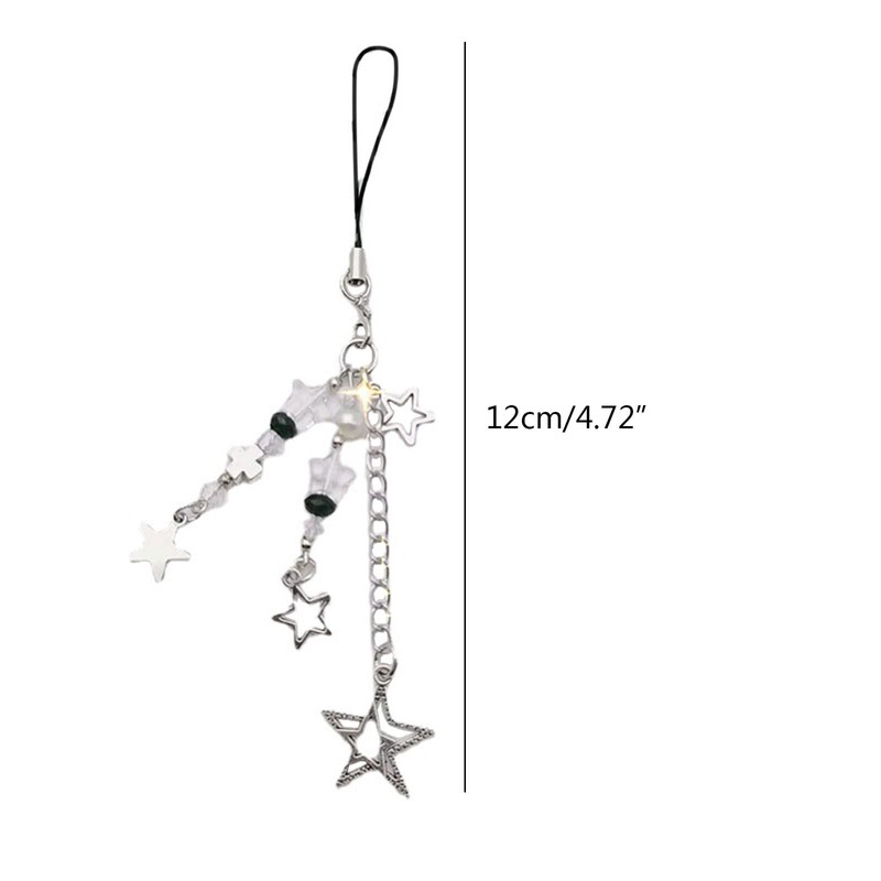 Eye Catching Cellphone Charm Strap Star Cross Pendants Cute Charm