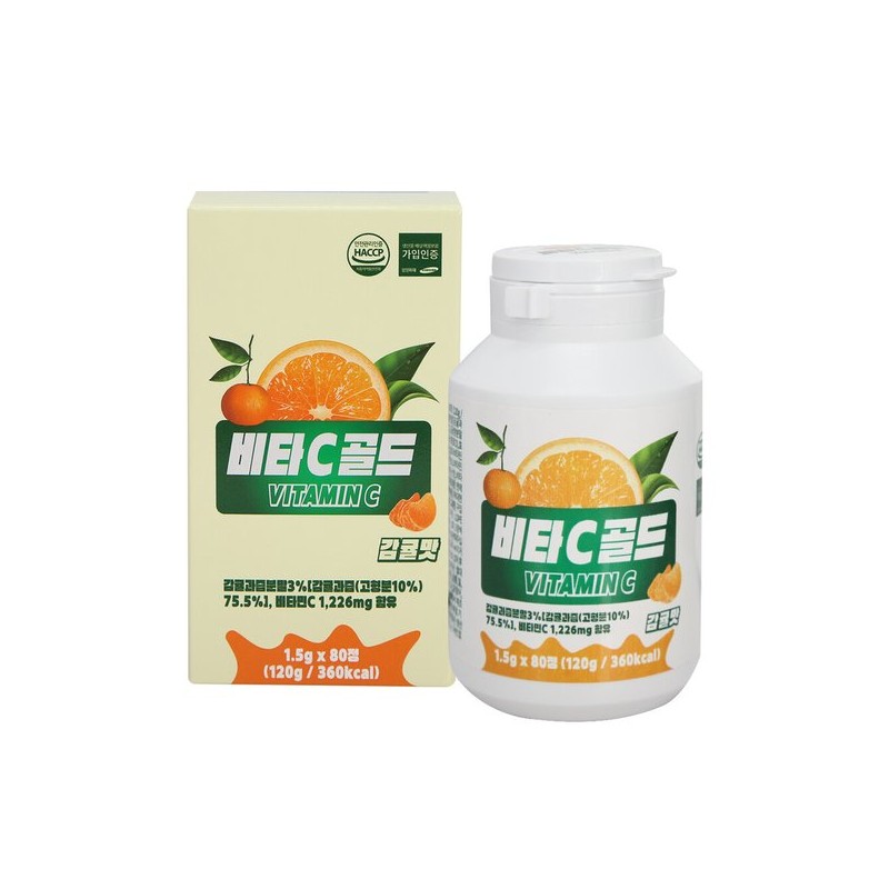 나은 비타C골드 1.5g x 80정 Naun Vita C Gold 1.5g