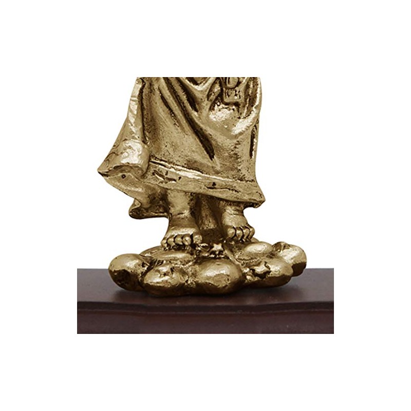 Jorvina / Divino Niño Dorado con Base de Madera