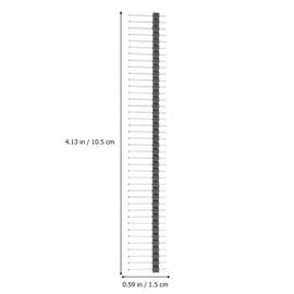 JECOMPRIS 30 Stück PCB-Stecker Pin Header Einführstreifen für elektronische Schaltungen und DIY-Projekte