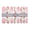 Glam Girl Nails Pink Marble Nail Polish Strips / Nail
