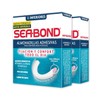 Sea-Bond Kit Almohadilla Adhesiva para Dentaduras Postizas Inferiores, 2 pack