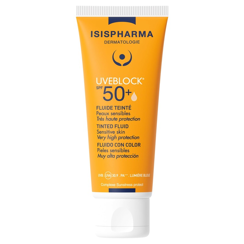 ISISPHARMA Uveblock FPS 50+ Protector Solar Toque Seco Color Claro