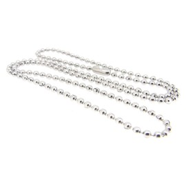 Ball Chain, Stainless Steel, 0.08 inch (2.0 mm), 19.7