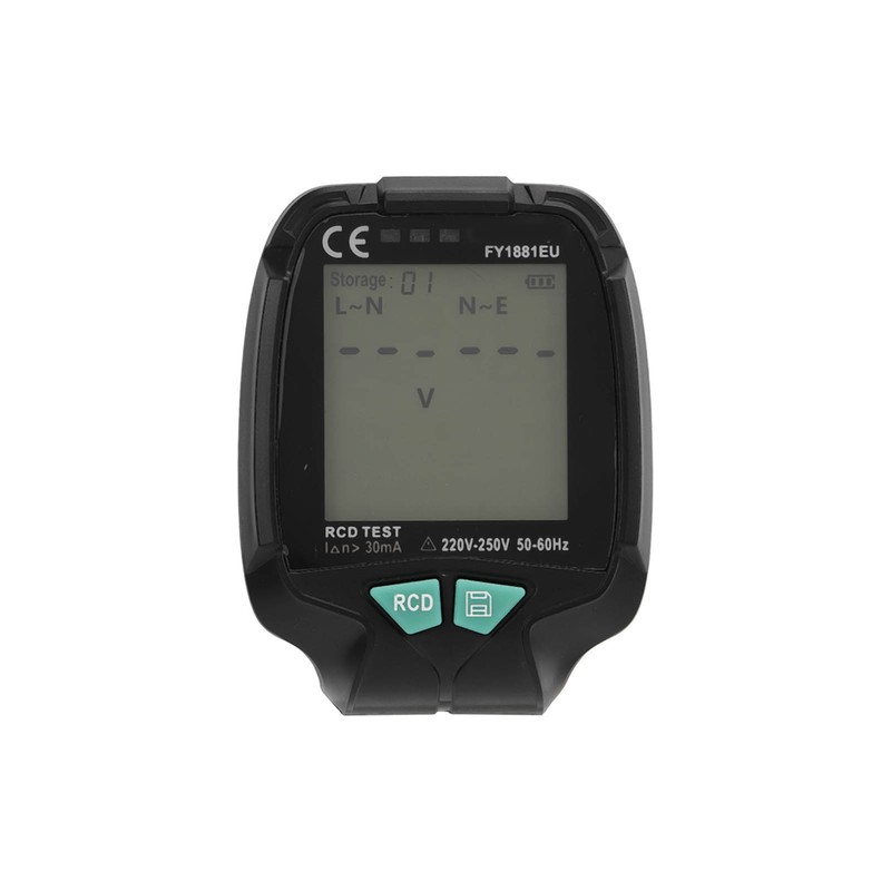 FY1811EU Socket Tester Outlet Receptacle Tester Electric Circuit Polarity Voltage