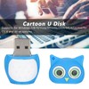 Cartoon U Disk Blue Owl Appearance High Speed Bulk Storage